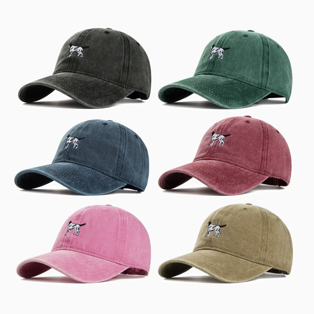 Unisex Casual Streetwear Dog Curved Eaves Baseball Cap display picture 3