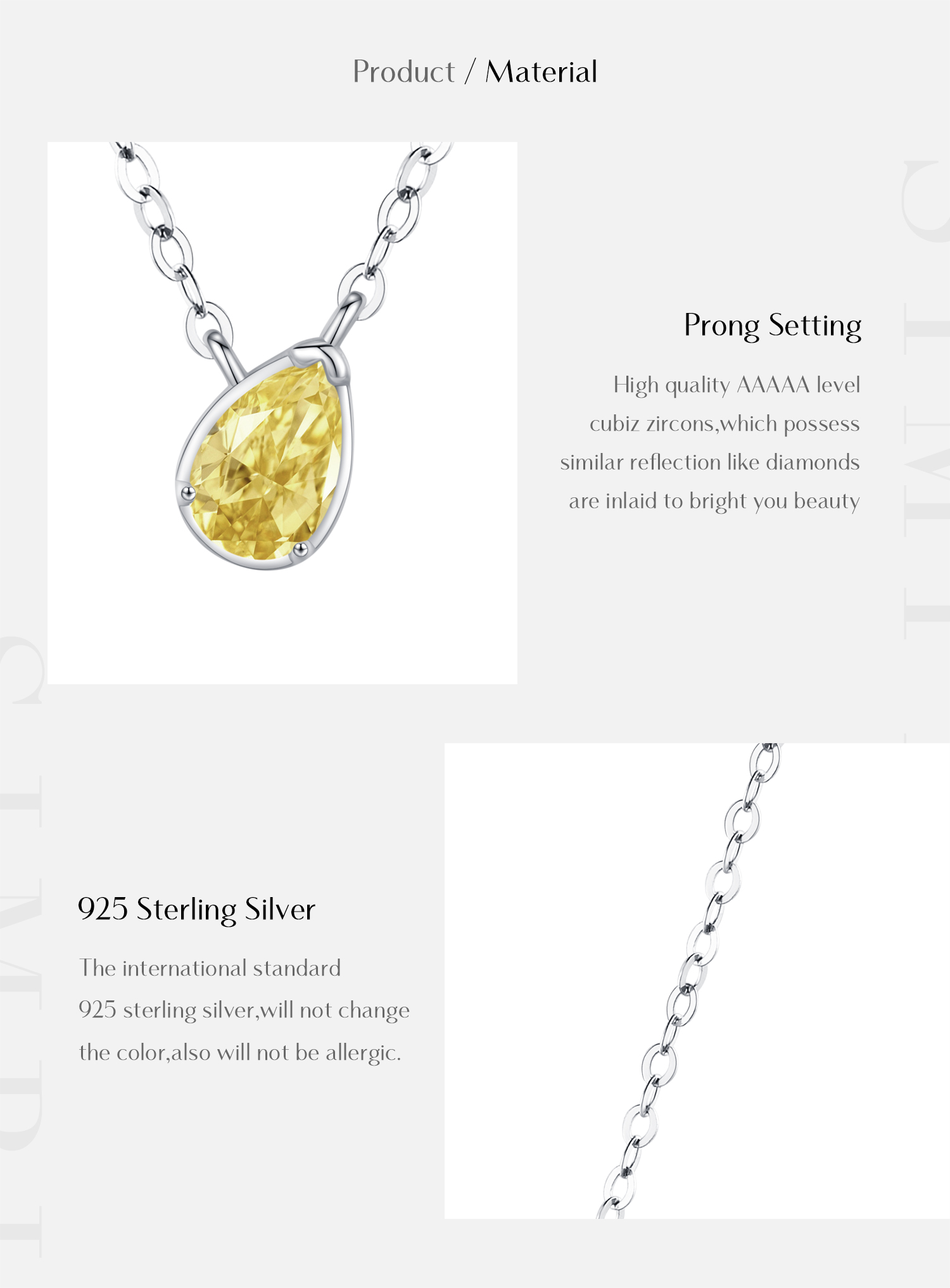 Sterling Silver Silver Plated Elegant Commute Plating Inlay Water Droplets Zircon Pendant Necklace display picture 2