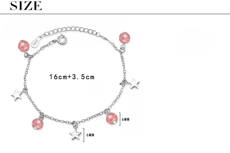Copper Basic Modern Style Simple Style Inlay Round Star Artificial Crystal Bracelets display picture 1