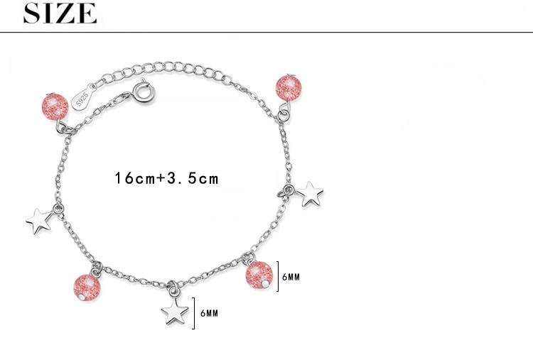 Le Cuivre De Base Style Moderne Style Simple Incruster Rond Star Cristal Artificiel Bracelets display picture 1