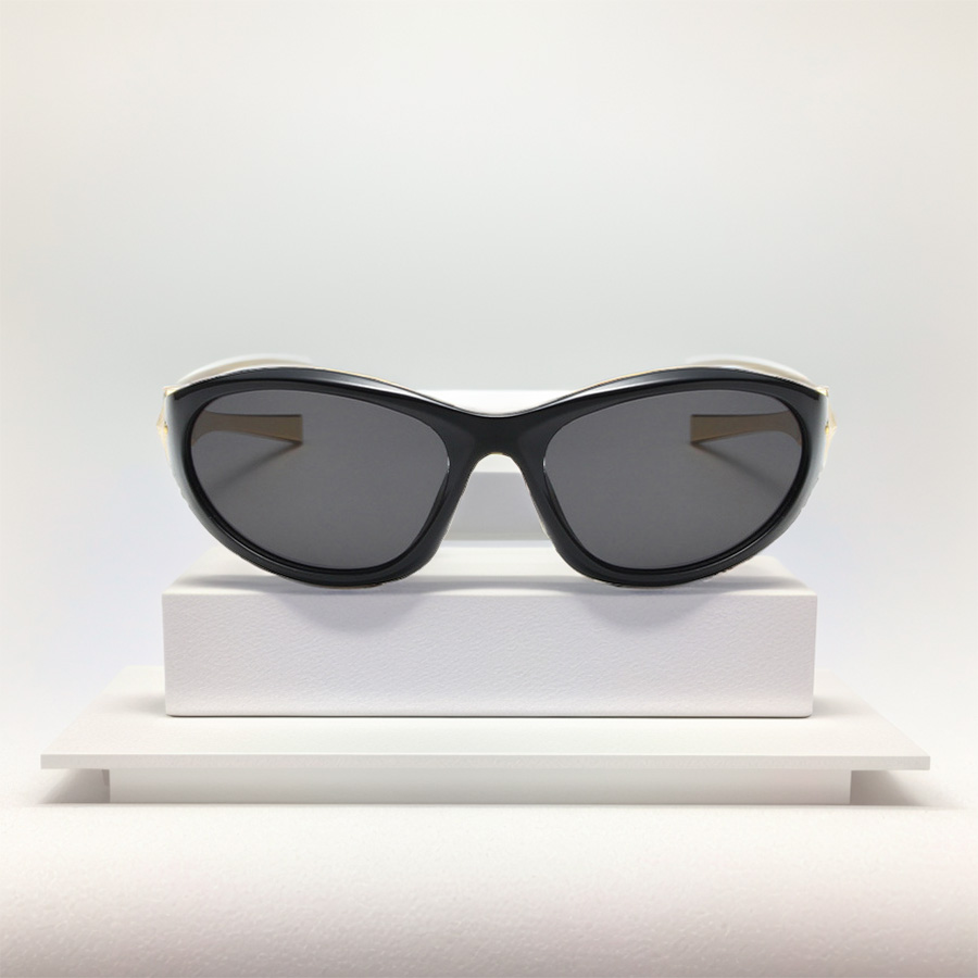 Lässig Einfacher Stil Einfarbig Ac Ovaler Rahmen Vollbild Sonnenbrille Der Frauen display picture 1