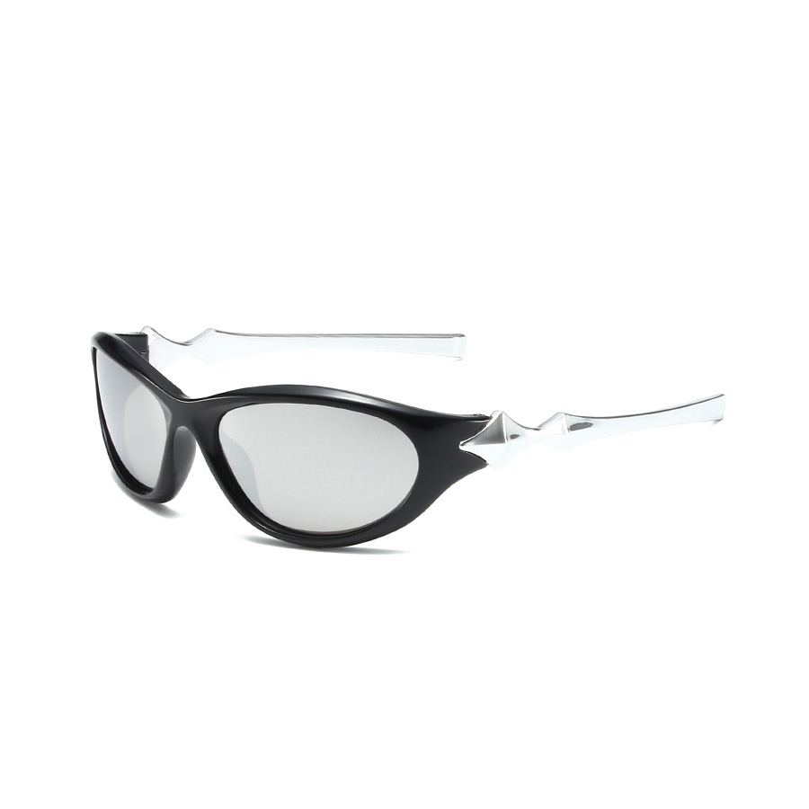 Lässig Einfacher Stil Einfarbig Ac Ovaler Rahmen Vollbild Sonnenbrille Der Frauen display picture 5