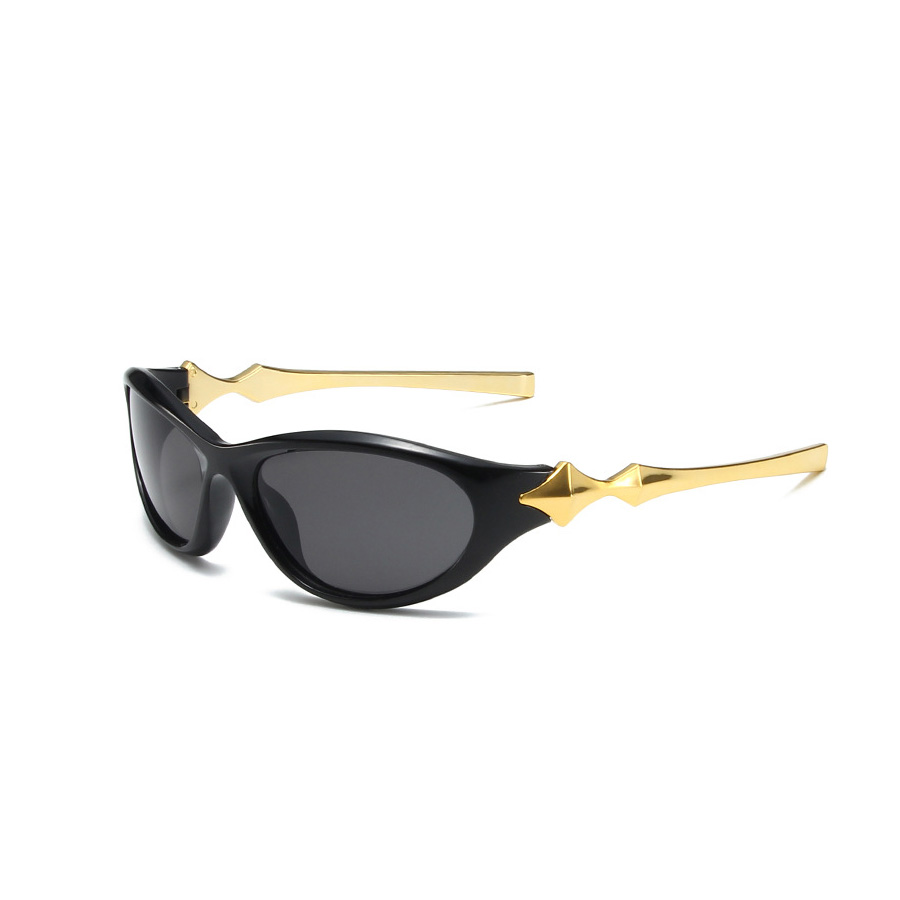 Casual Simple Style Solid Color Ac Oval Frame Full Frame Women's Sunglasses display picture 2
