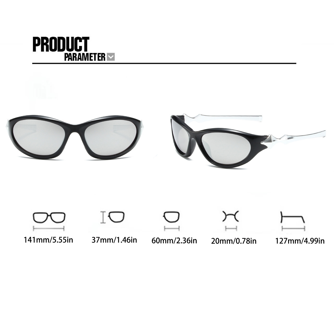 Casual Simple Style Solid Color Ac Oval Frame Full Frame Women's Sunglasses display picture 6