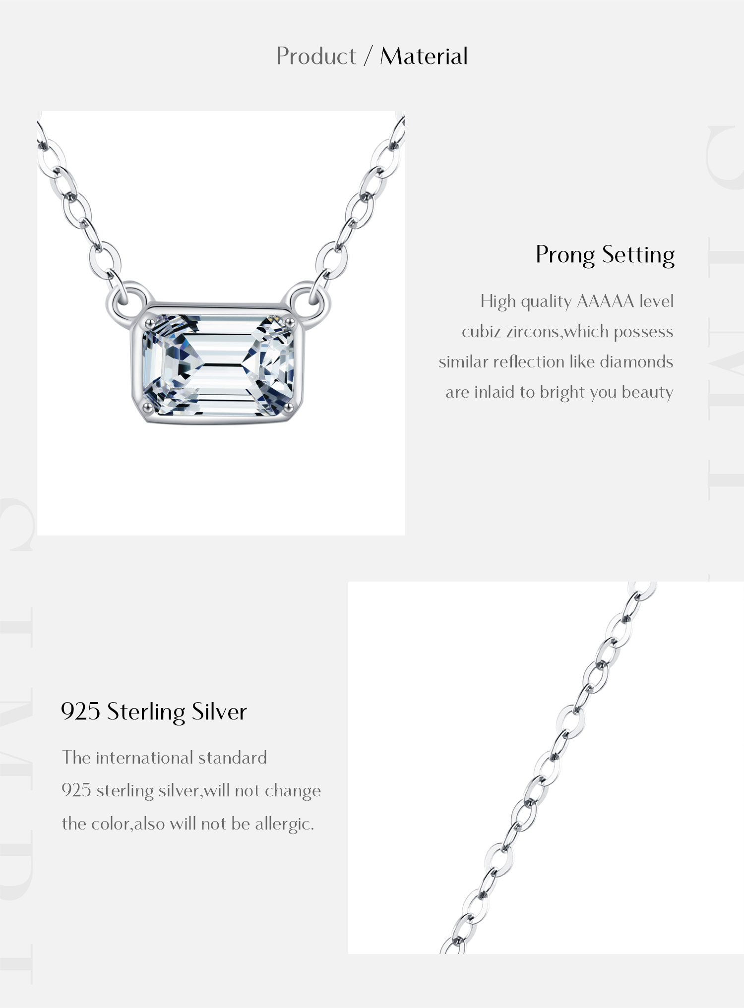 Sterling Silver Silver Plated Simple Style Classic Style Plating Inlay Solid Color Zircon Pendant Necklace display picture 3