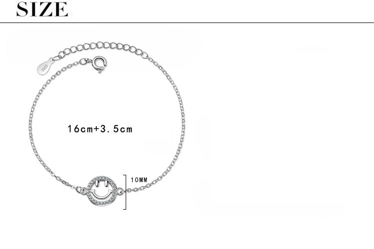 Le Cuivre Mignon De Base Style Moderne Incruster Visage Émoji Zircon Bracelets display picture 1