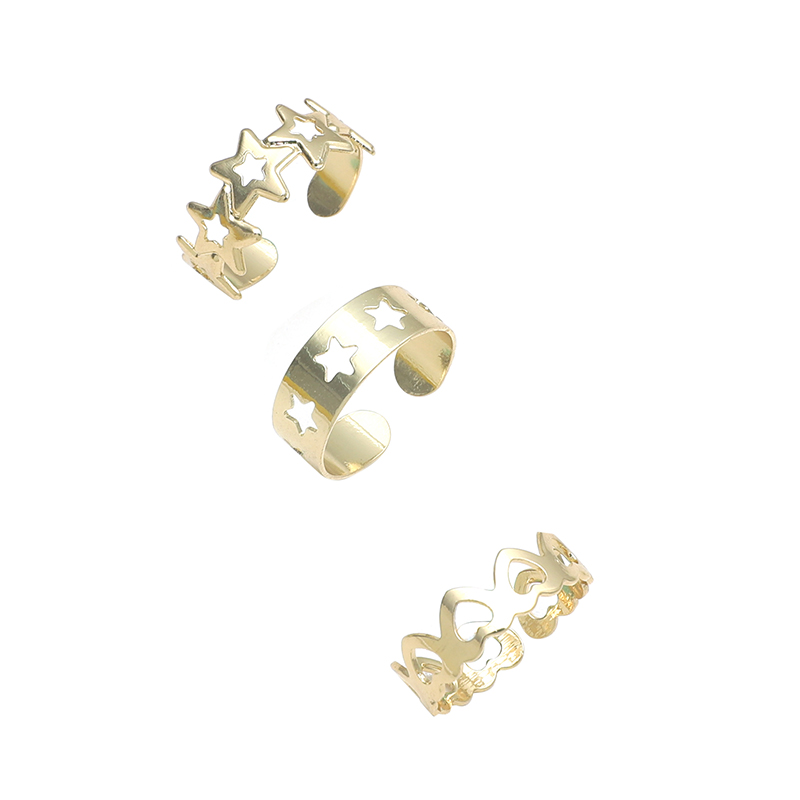 Elegant Geometric Gold Plated Silver Plated Alloy Wholesale Toe Rings display picture 1