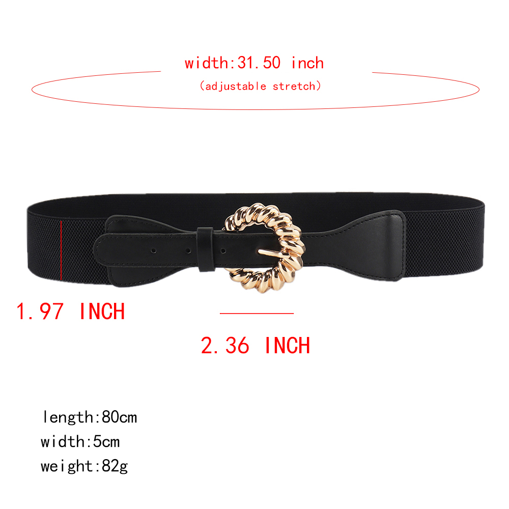 Modern Style Classic Style Commute Geometric Pu Leather Women's Leather Belts display picture 2