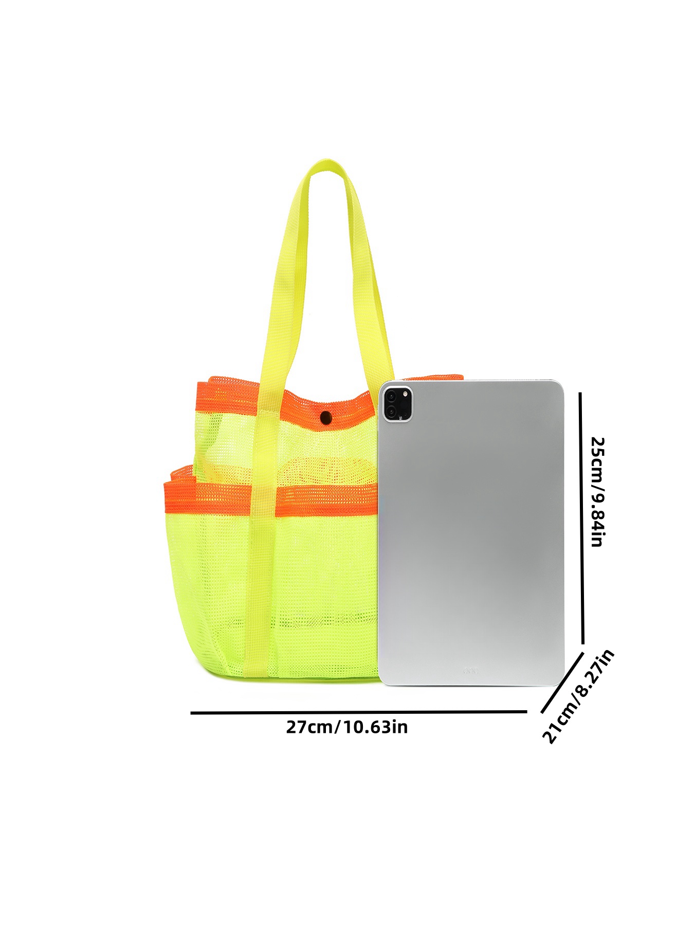 Unisex Polyester Color Block Vacation Square Buckle Beach Bag display picture 2