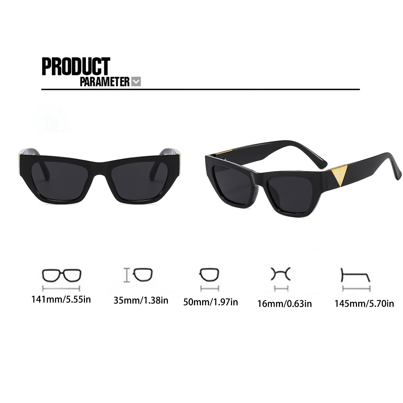 Vacation Cool Style Solid Color Ac Square Full Frame Women's Sunglasses display picture 7