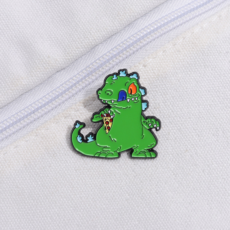 Cartoon Style Cute Sweet Animal Dinosaur Alloy Plating Unisex Brooches display picture 6