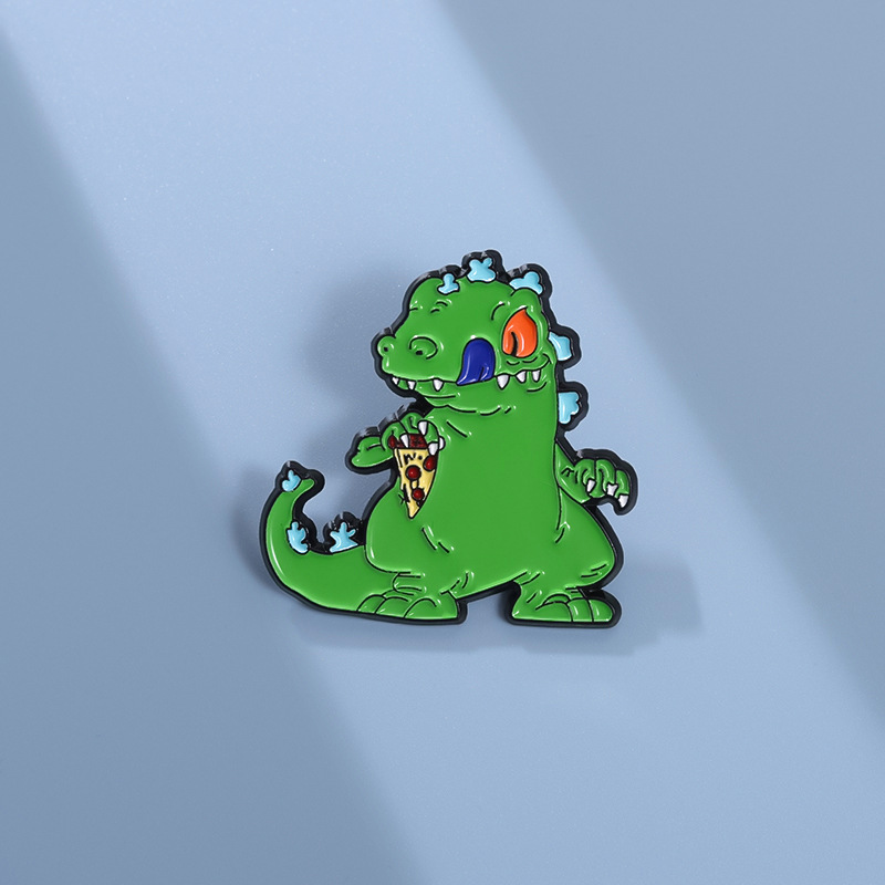 Cartoon Style Cute Sweet Animal Dinosaur Alloy Plating Unisex Brooches display picture 9