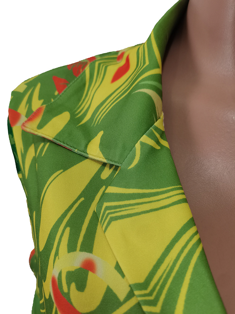 Holiday Daily Women's Hawaiian Tropical Color Block Polyester Shorts Sets Shorts Sets display picture 49