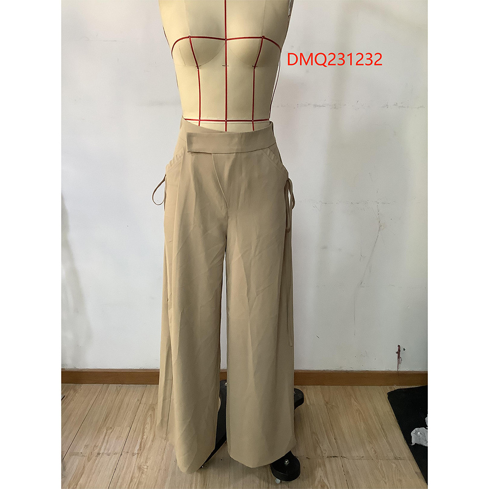 Women's Daily Simple Style Solid Color Full Length Casual Pants Cargo Pants display picture 6
