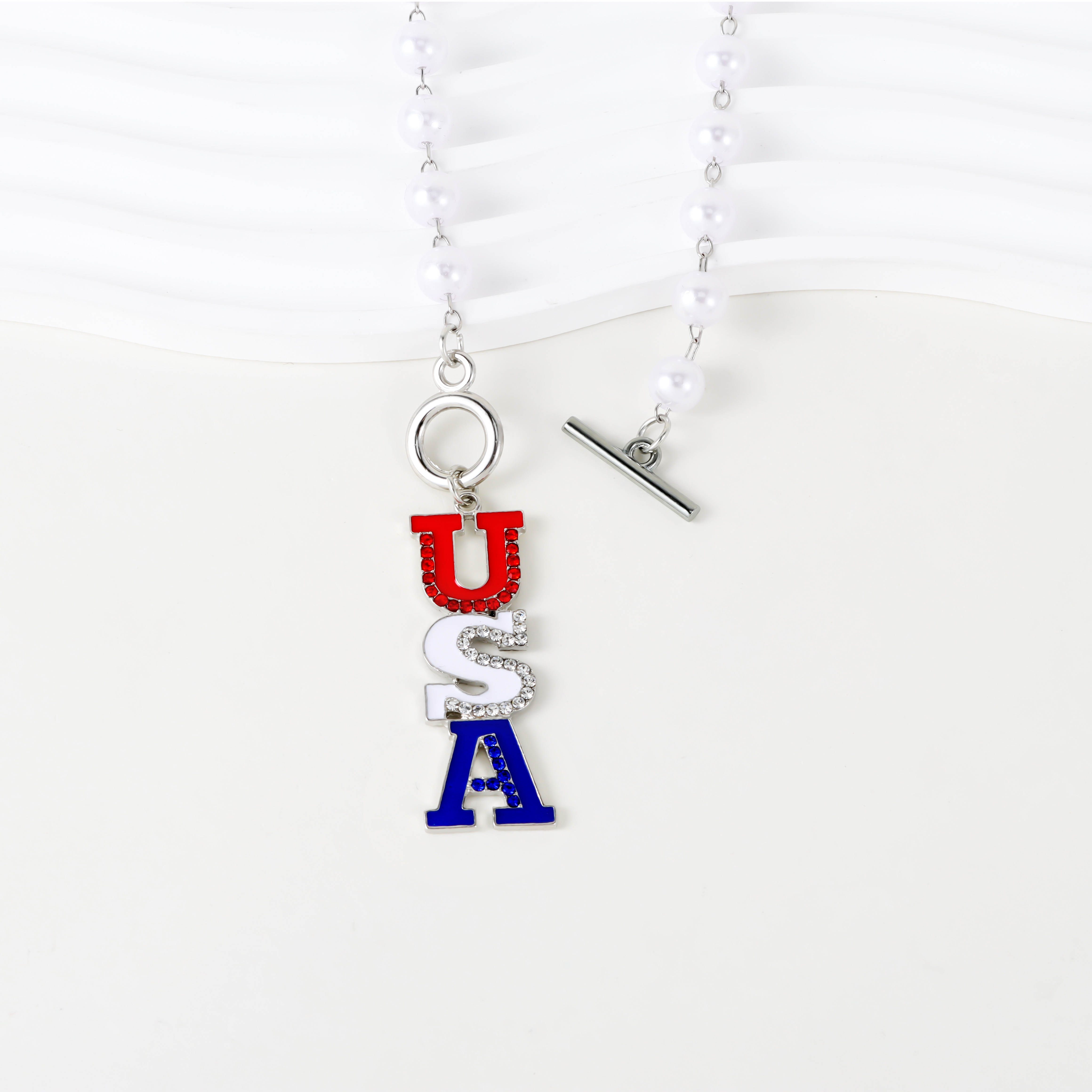 Wholesale Jewelry Retro Simple Style Letter Alloy Silver Plated Pendant Necklace display picture 6
