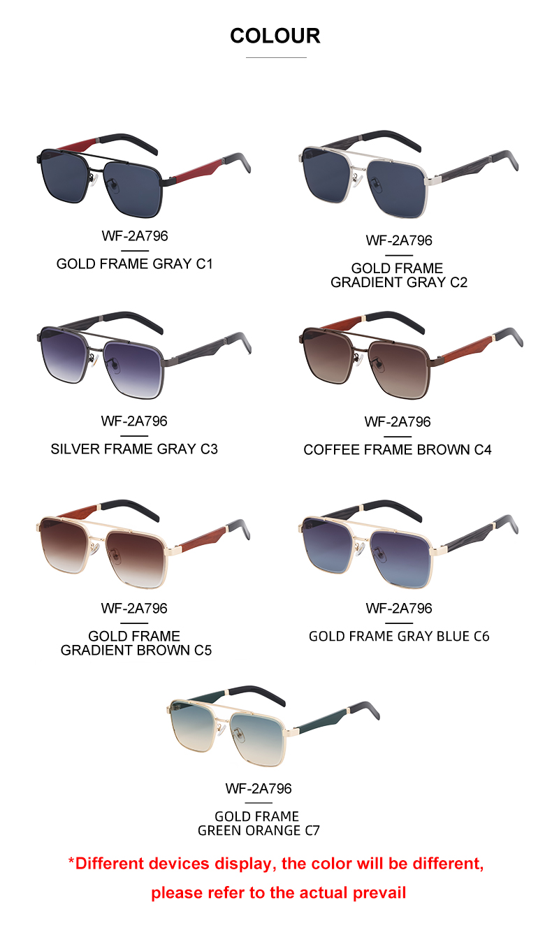 Retro Streetwear Solid Color Pc Square Full Frame Men's Sunglasses display picture 21