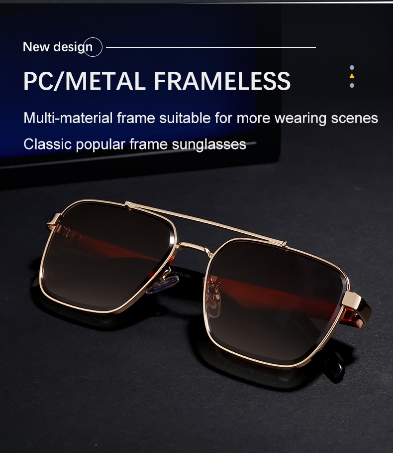 Retro Streetwear Solid Color Pc Square Full Frame Men's Sunglasses display picture 5