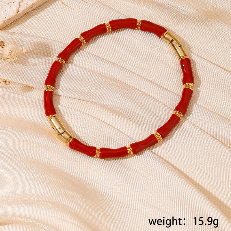 Edelstahl 304 18 Karat Vergoldet Einfacher Stil Klassischer Stil Geometrisch Armband display picture 6
