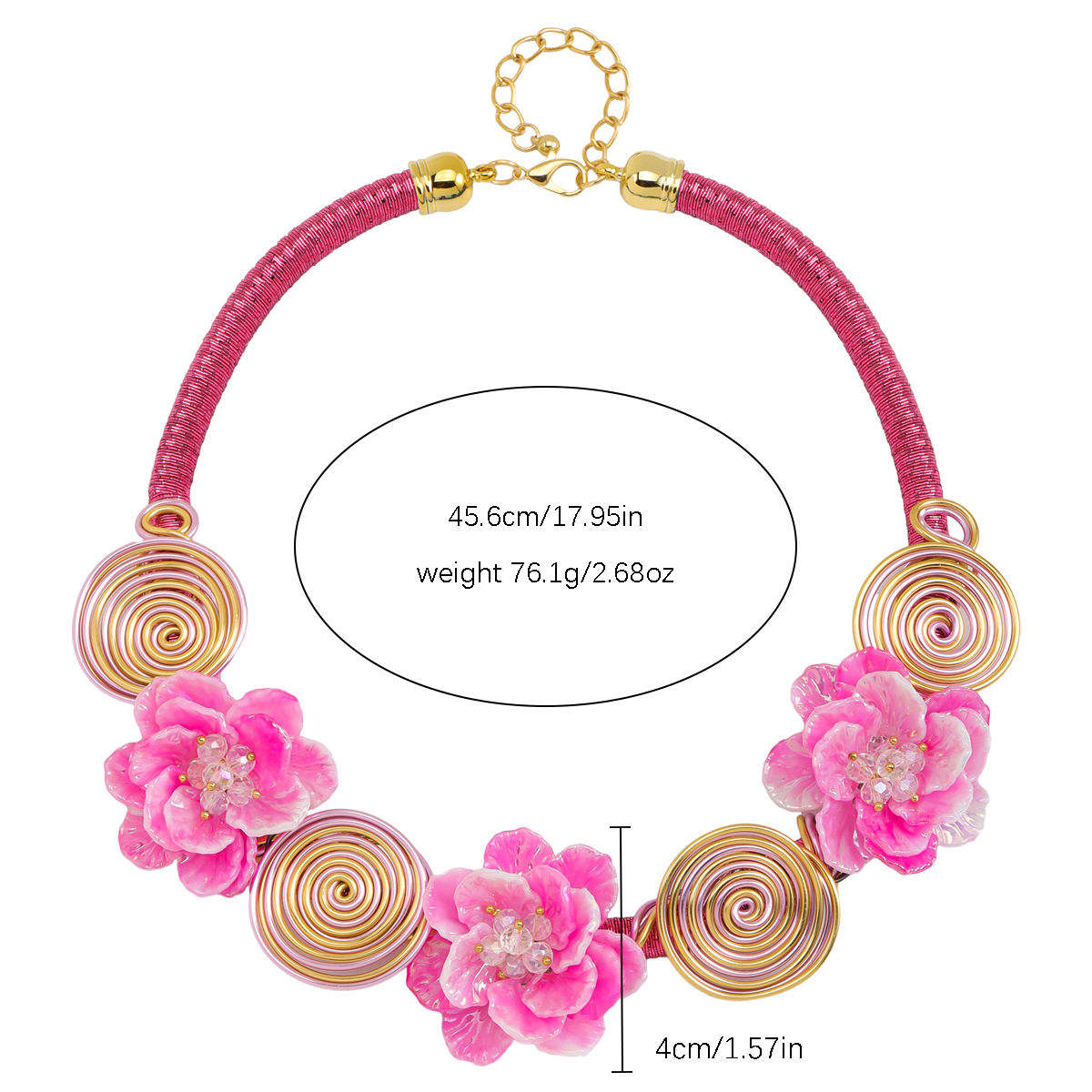 Wholesale Jewelry Elegant Classic Style Flower Alloy Plating Necklace display picture 12