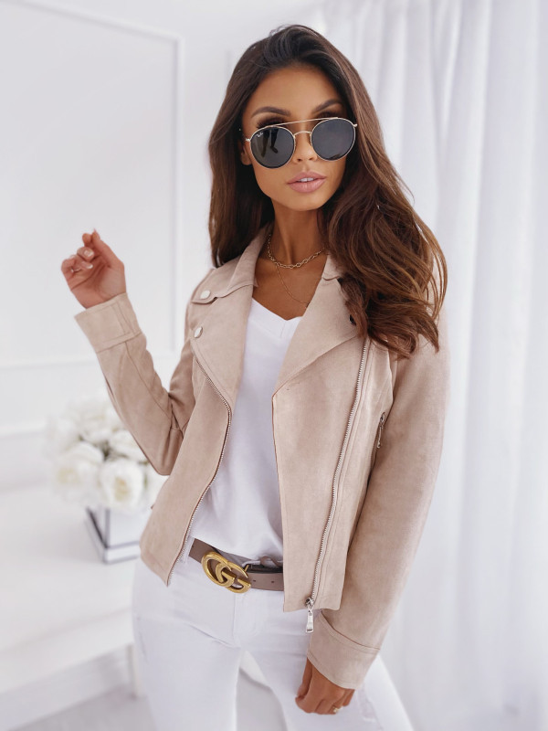 Women's Simple Style Streetwear Solid Color Zipper Coat Jacket display picture 32