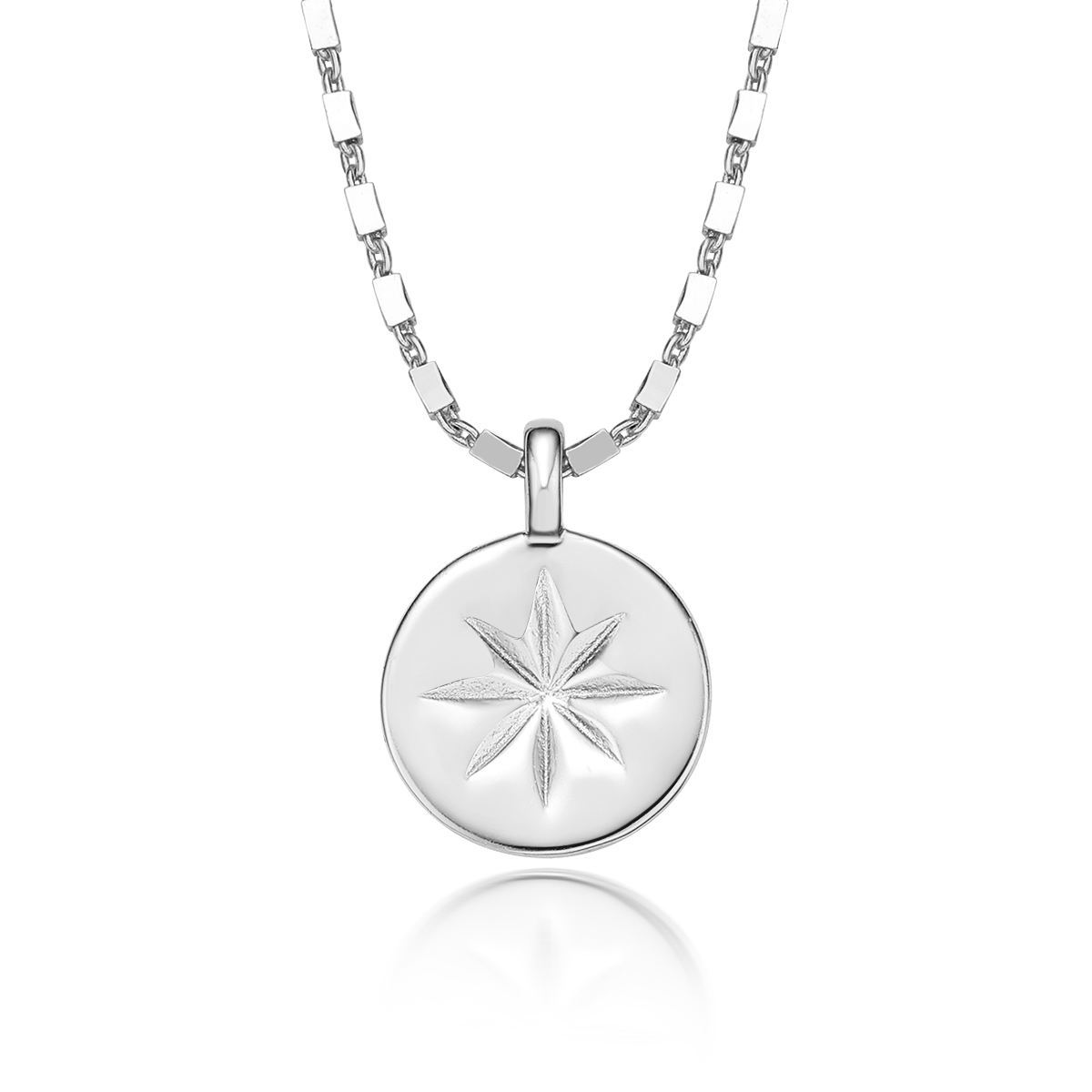 Sterling Silver White Gold Plated Gold Plated Silver Plated Elegant Hexagram Round Necklace display picture 8