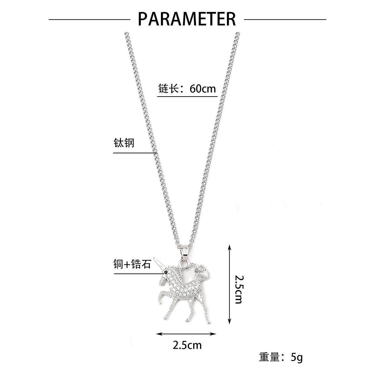 Hip-Hop Snake Butterfly 201 Stainless Steel Copper Polishing Zircon Men's Pendant Necklace display picture 2