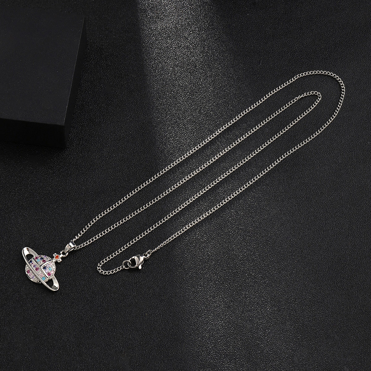 Hip-Hop Snake Butterfly 201 Stainless Steel Copper Polishing Zircon Men's Pendant Necklace display picture 35