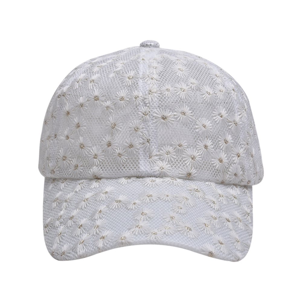 Adults Casual Retro Flower Curved Eaves Baseball Cap display picture 9