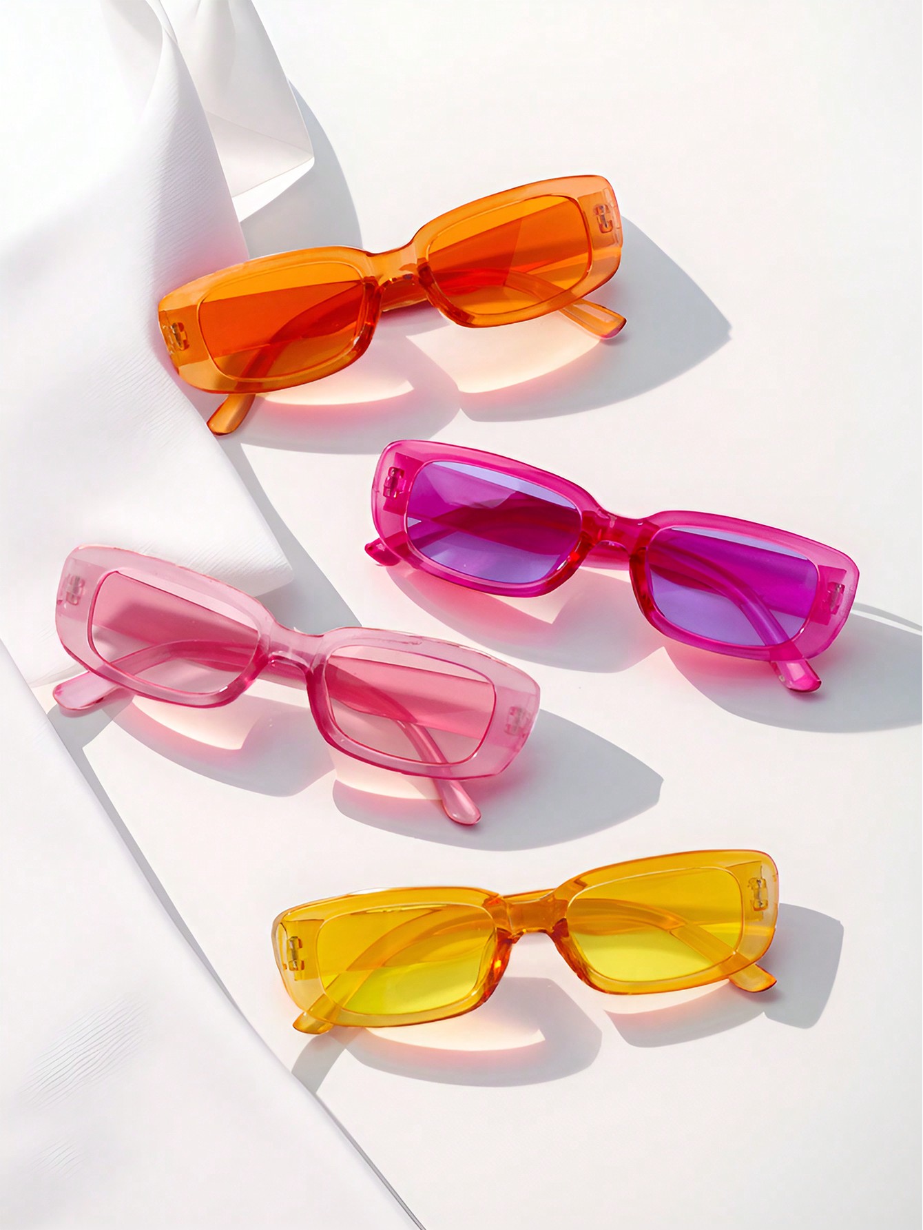 Einfacher Stil Klassischer Stil Einfarbig Pc Quadrat Vollbild Kinder Sonnenbrille display picture 1
