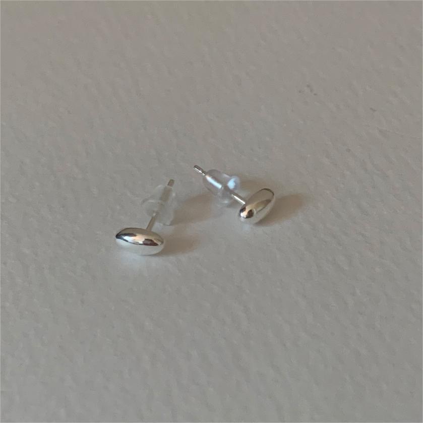 1 Pair Simple Style Geometric Plating Inlay Sterling Silver Pearl Ear Studs display picture 2
