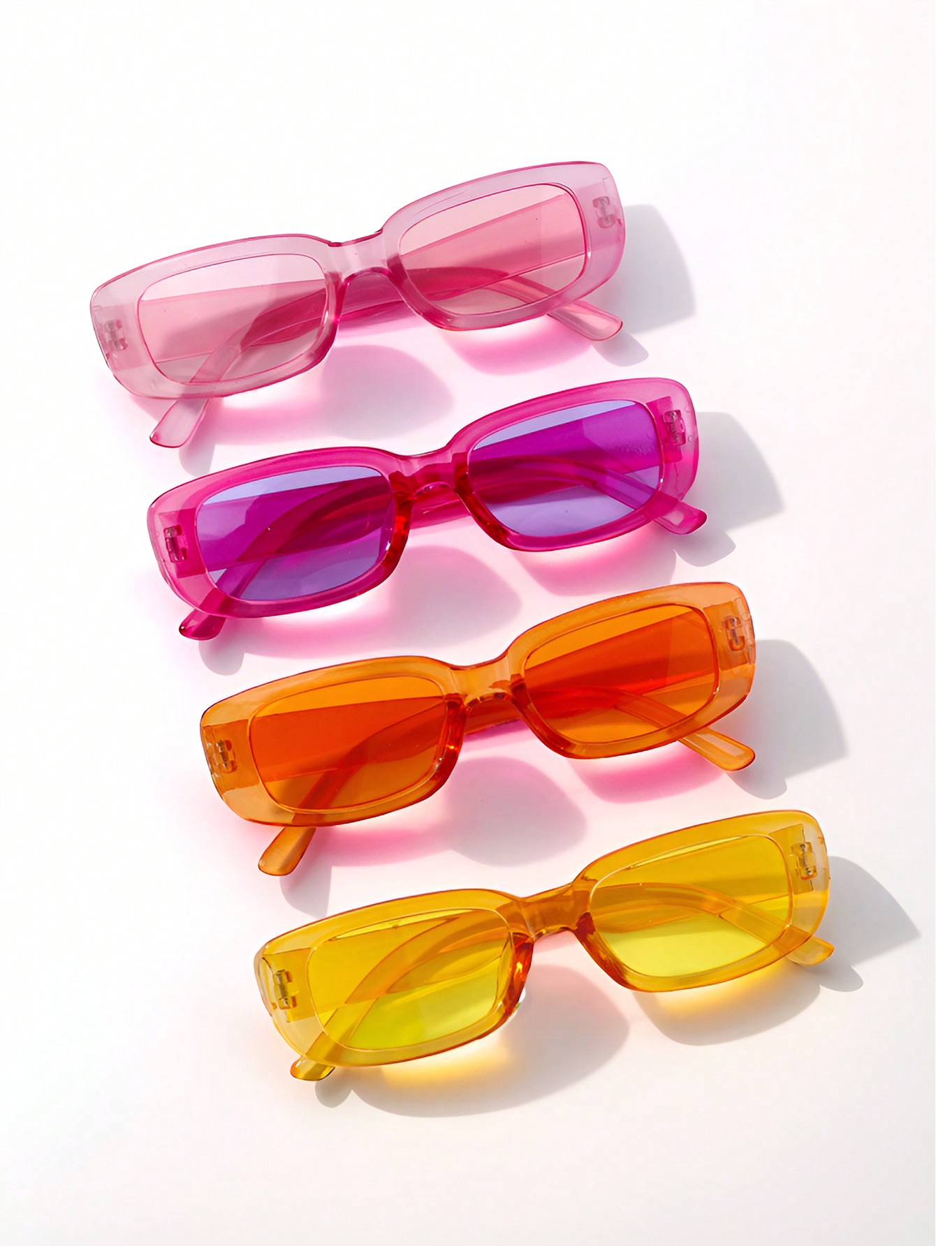 Einfacher Stil Klassischer Stil Einfarbig Pc Quadrat Vollbild Kinder Sonnenbrille display picture 3