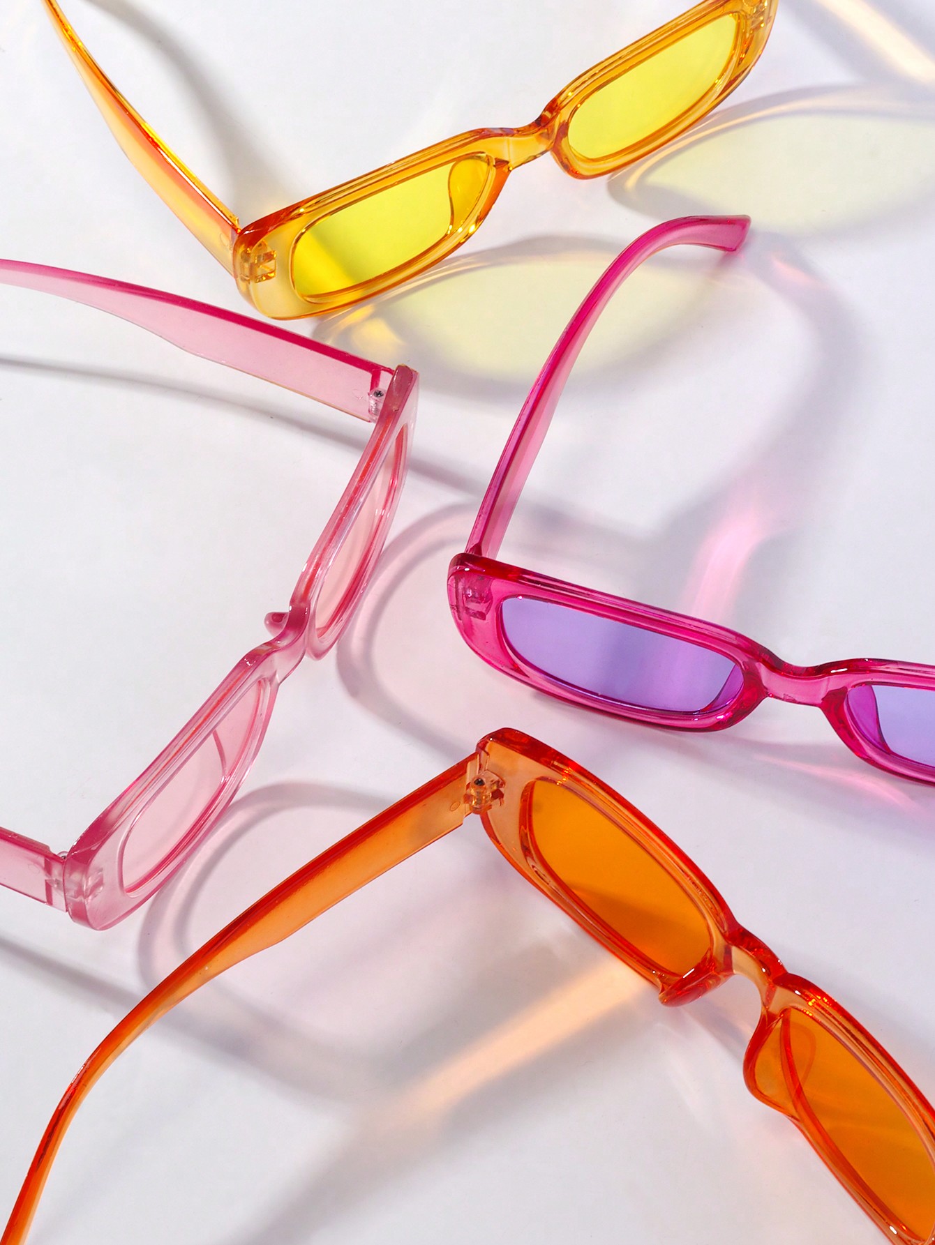 Einfacher Stil Klassischer Stil Einfarbig Pc Quadrat Vollbild Kinder Sonnenbrille display picture 4