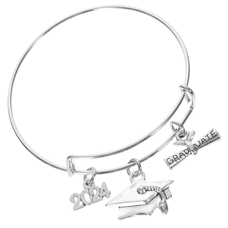 Basic Preppy Style Letter Alloy Plating Men's Bangle display picture 2