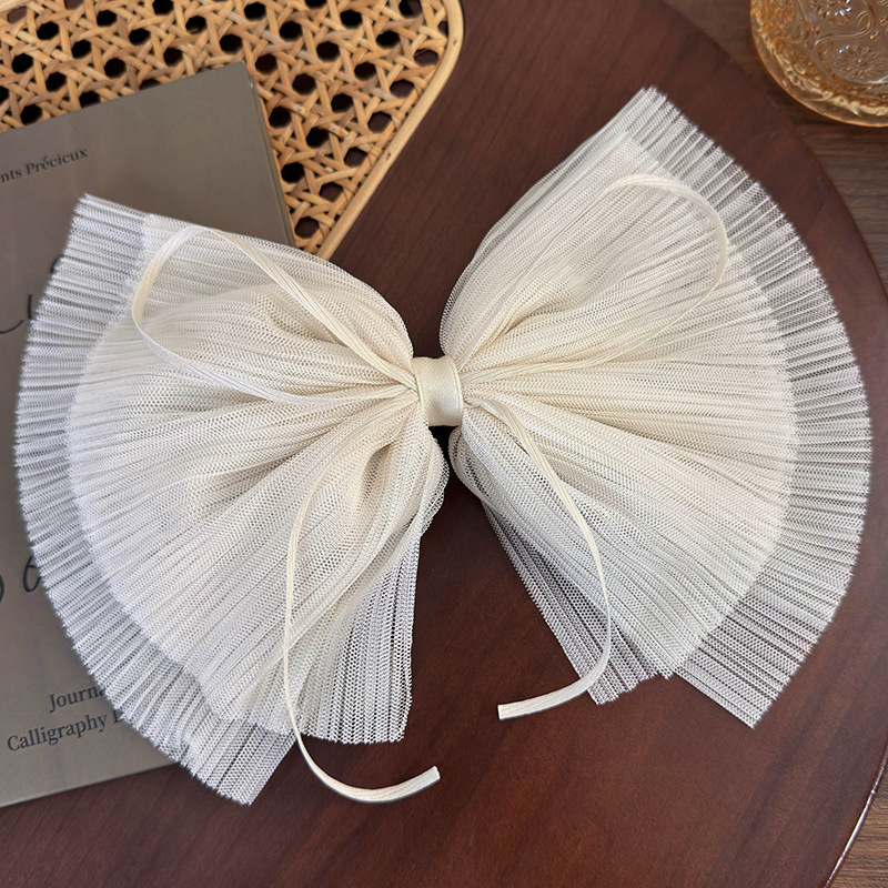 Women's Elegant Luxurious Bow Knot Gauze Braid Hair Clip display picture 5