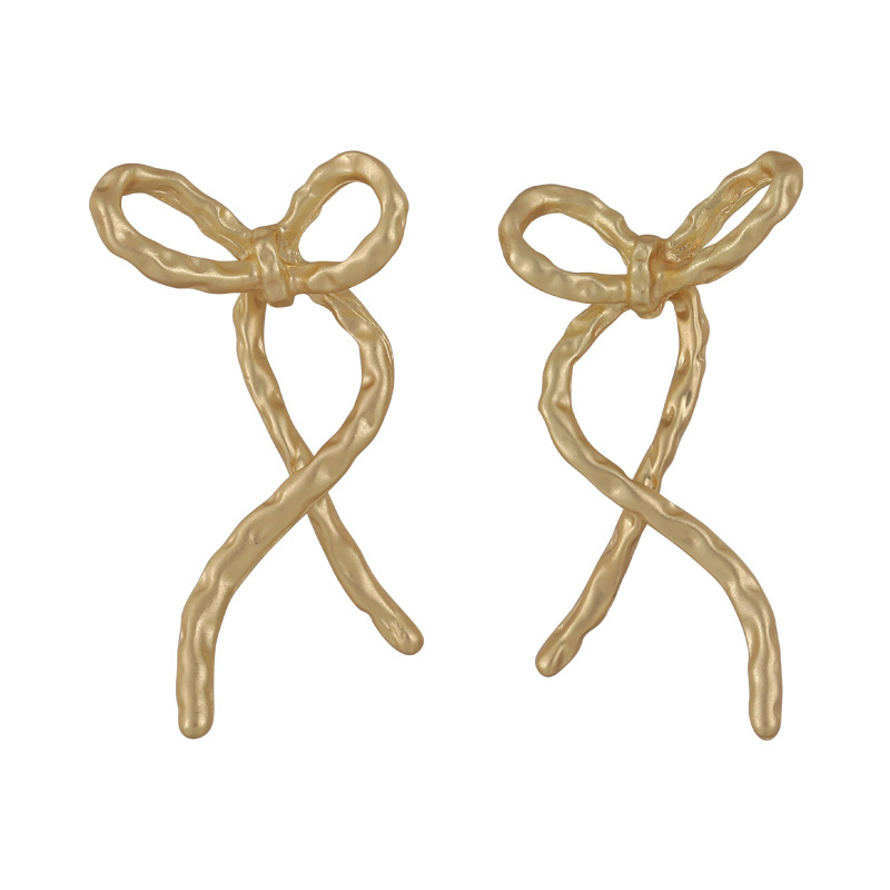1 Pair Elegant Vacation Bow Knot Plating Alloy Gold Plated Silver Plated Ear Studs display picture 8
