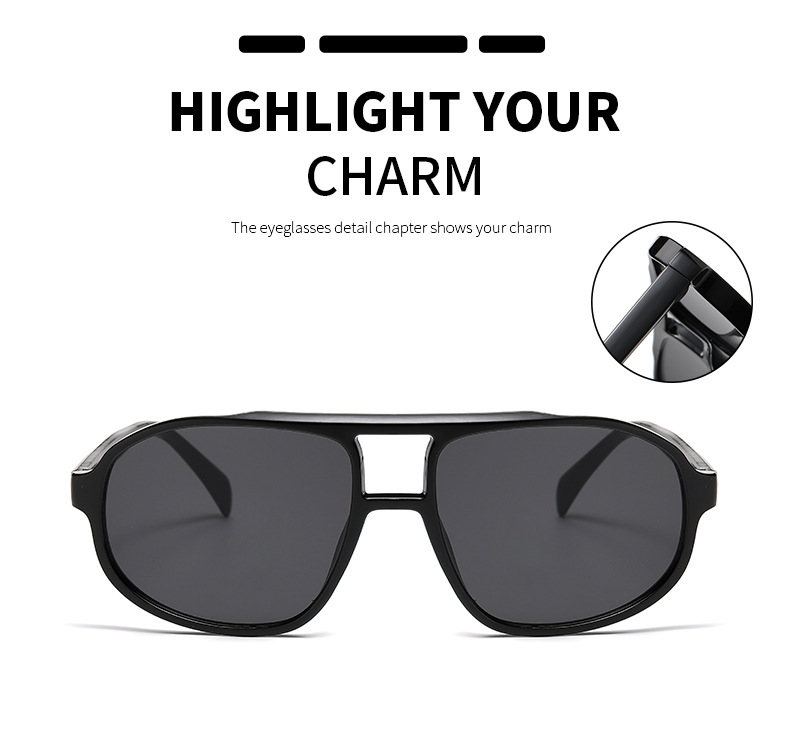 Vacation Simple Style Solid Color Pc Toad Glasses Full Frame Women's Sunglasses display picture 2