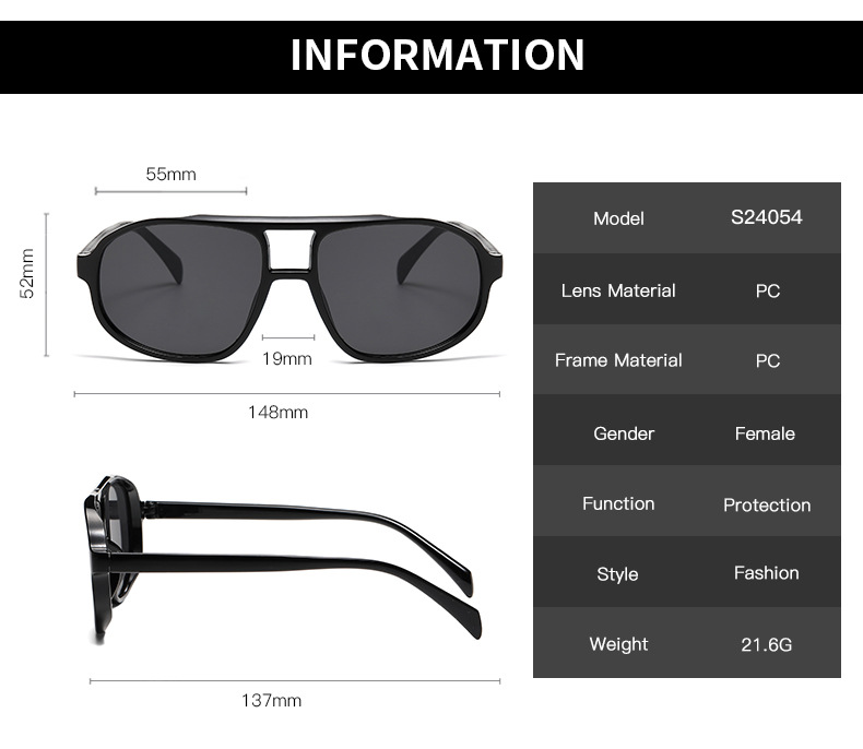 Vacation Simple Style Solid Color Pc Toad Glasses Full Frame Women's Sunglasses display picture 3