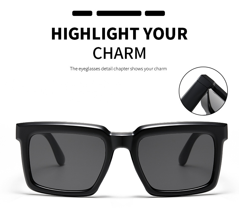 Classic Style Streetwear Solid Color Pc Square Full Frame Women's Sunglasses display picture 2