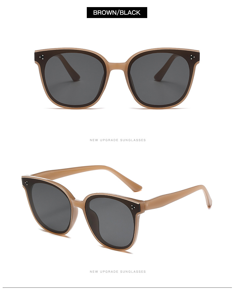 Vacation Simple Style Solid Color Pc Oval Frame Full Frame Women's Sunglasses display picture 8