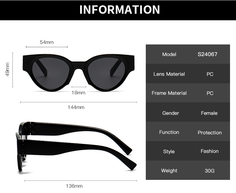 Simple Style Classic Style Solid Color Pc Oval Frame Full Frame Women's Sunglasses display picture 3