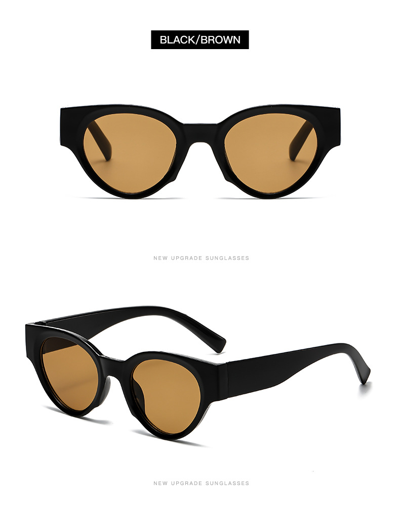 Simple Style Classic Style Solid Color Pc Oval Frame Full Frame Women's Sunglasses display picture 7