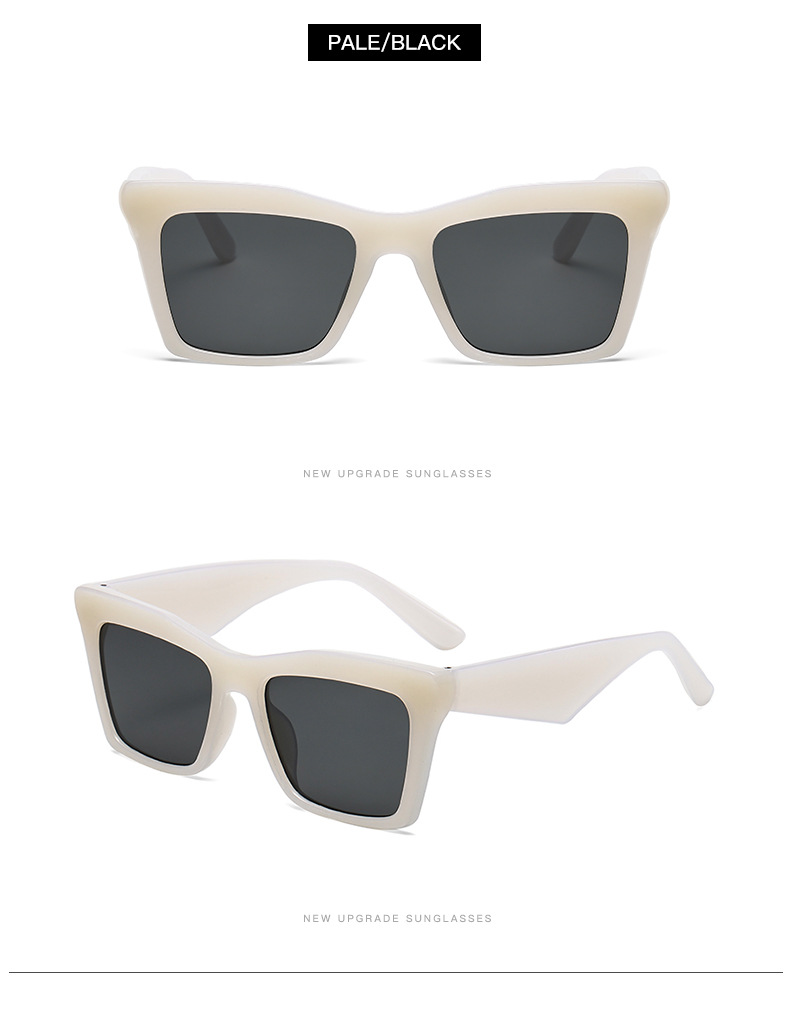 Streetwear Solid Color Pc Square Full Frame Women's Sunglasses display picture 8