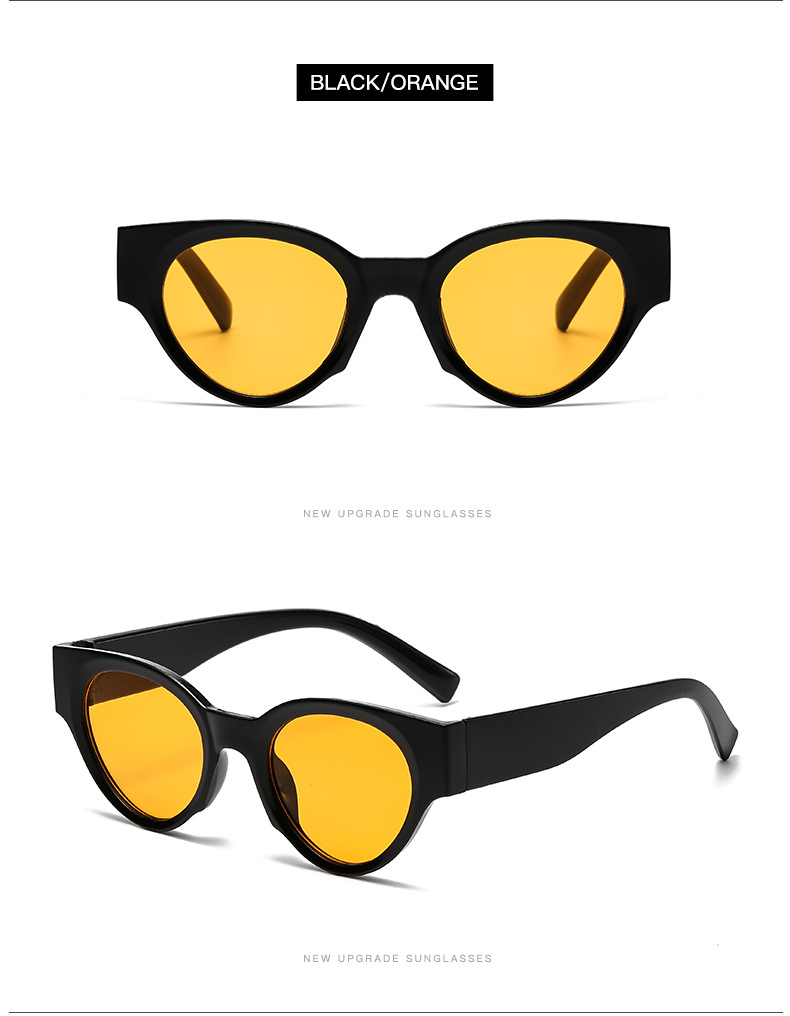 Simple Style Classic Style Solid Color Pc Oval Frame Full Frame Women's Sunglasses display picture 8
