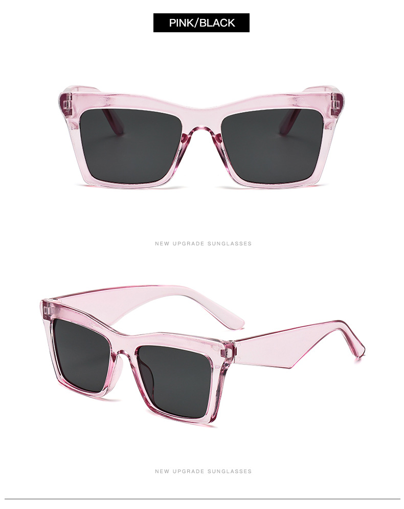 Streetwear Solid Color Pc Square Full Frame Women's Sunglasses display picture 9