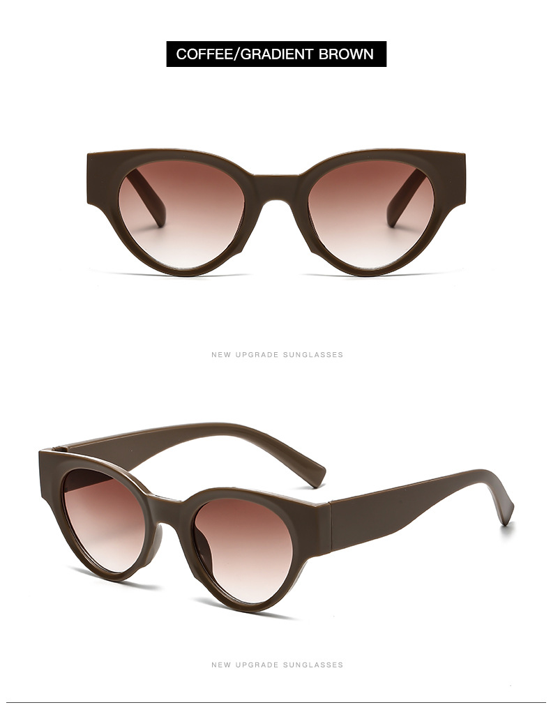 Simple Style Classic Style Solid Color Pc Oval Frame Full Frame Women's Sunglasses display picture 10