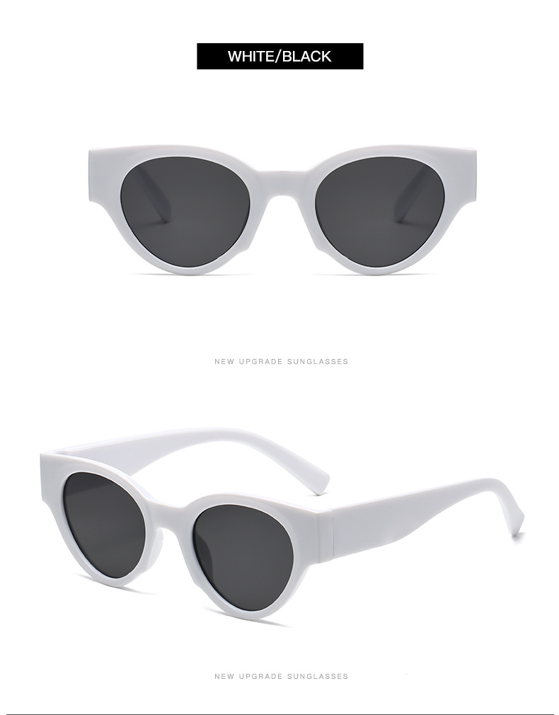 Simple Style Classic Style Solid Color Pc Oval Frame Full Frame Women's Sunglasses display picture 11