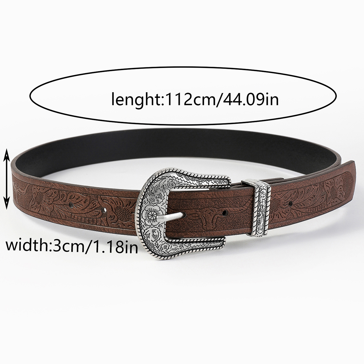 Vintage Style Classic Style Color Block Pu Leather Plating Inlay Turquoise Women's Leather Belts display picture 13