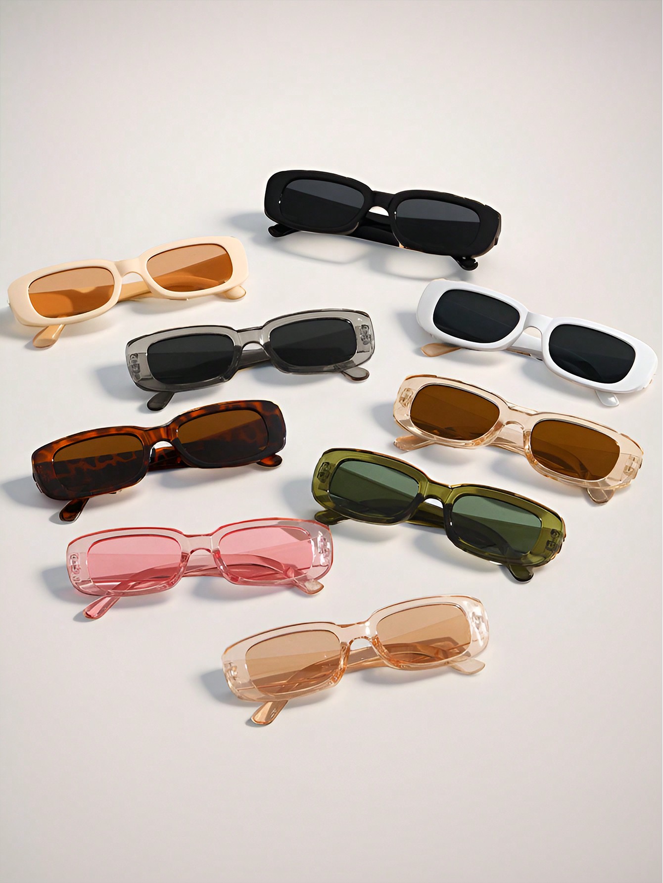 Einfacher Stil Klassischer Stil Einfarbig Pc Quadrat Vollbild Kinder Sonnenbrille display picture 1