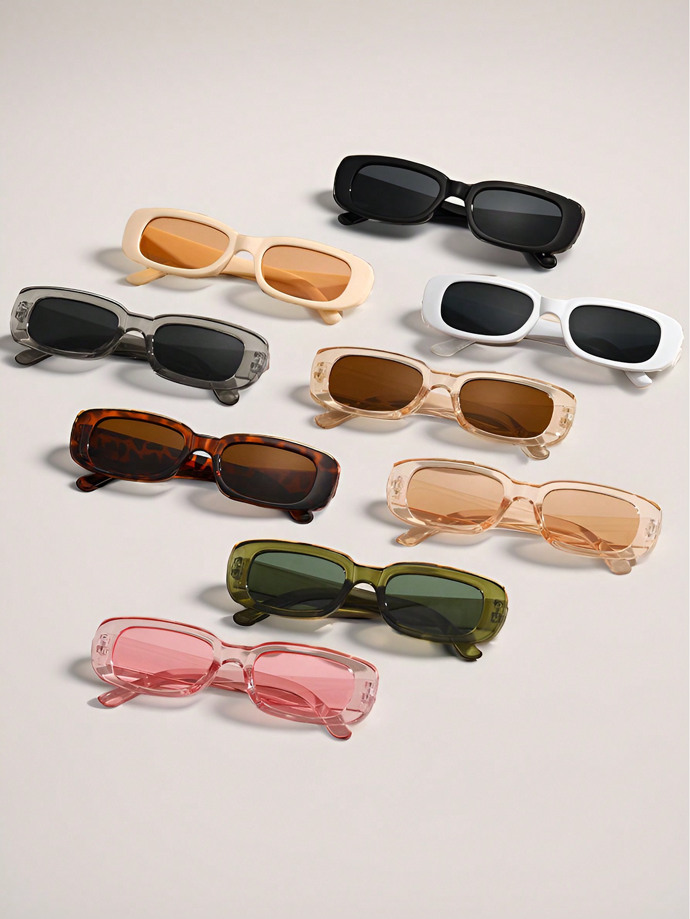 Einfacher Stil Klassischer Stil Einfarbig Pc Quadrat Vollbild Kinder Sonnenbrille display picture 2
