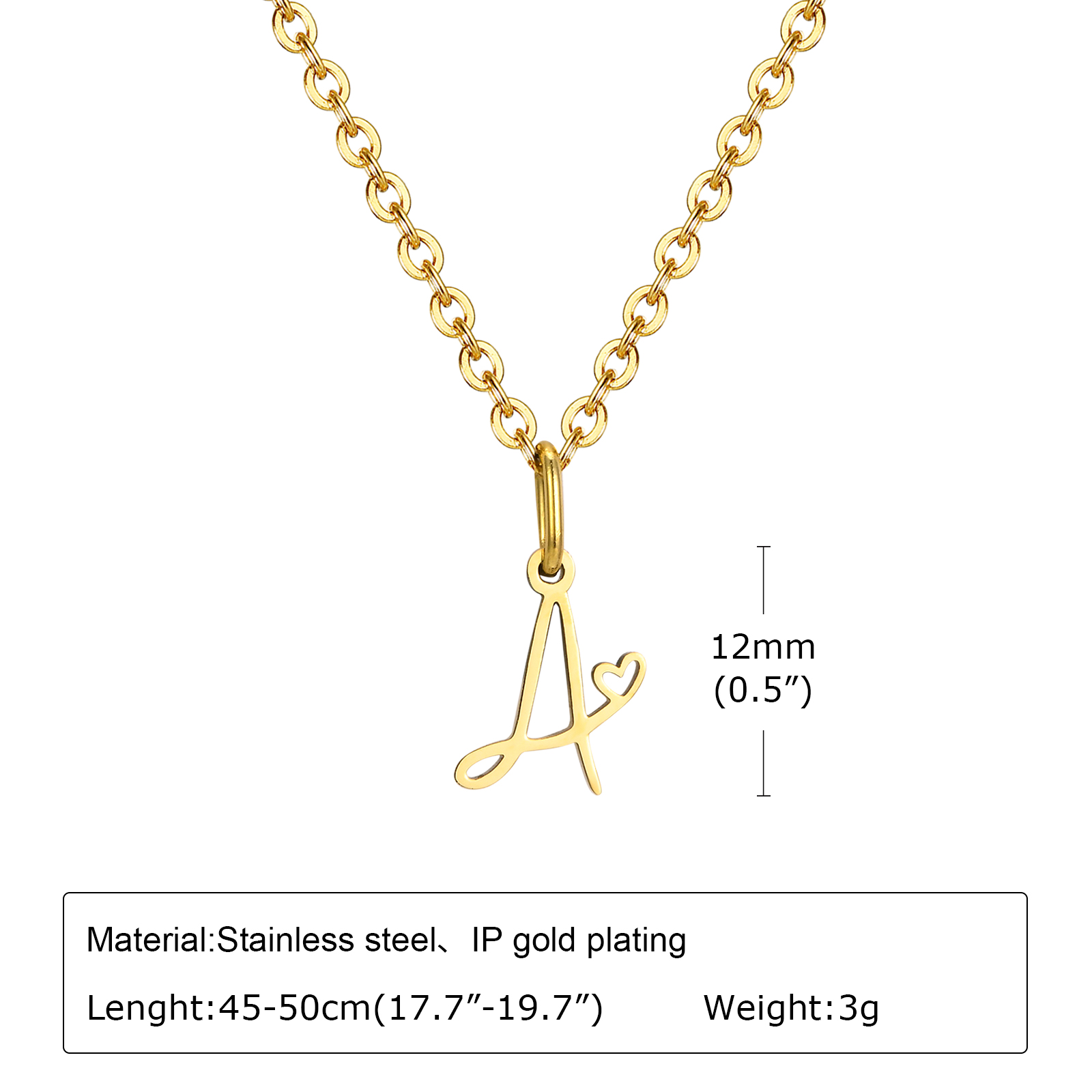 201 Stainless Steel Simple Style Classic Style Solid Color Pendant Necklace display picture 1